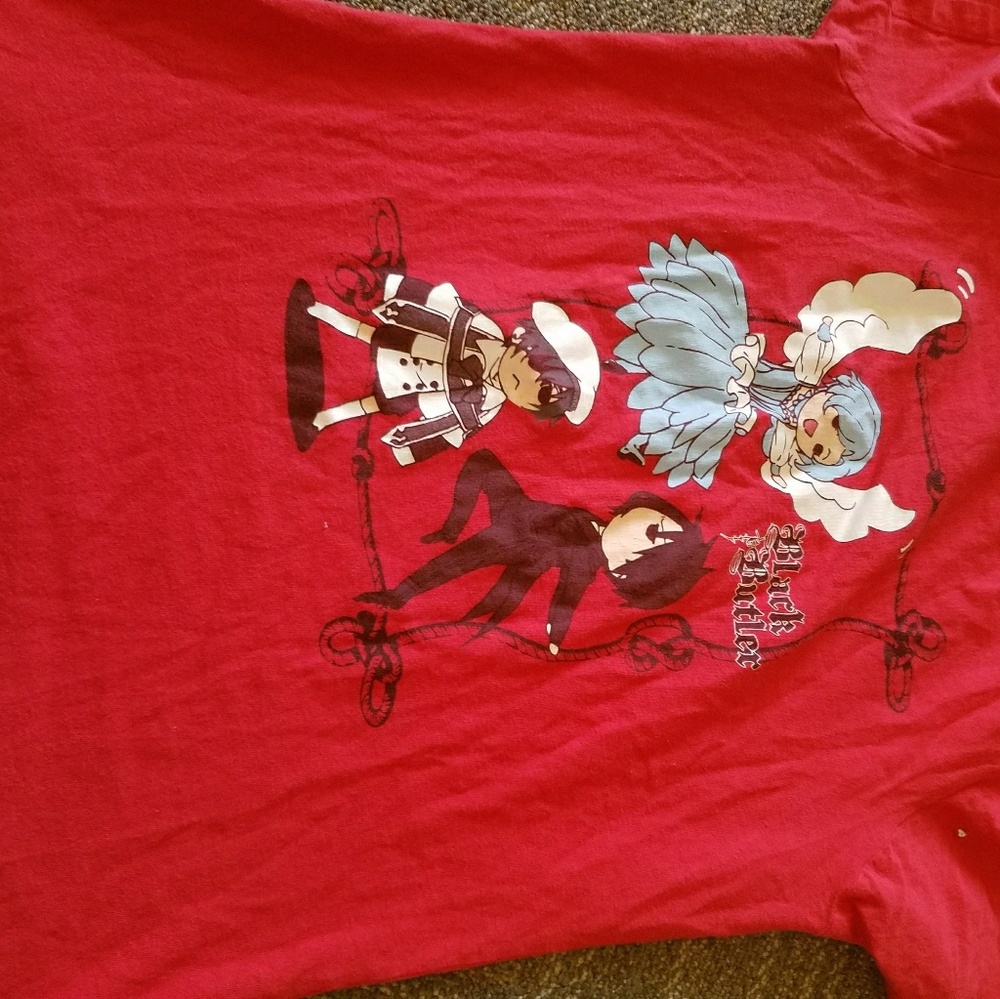 Black Butler Red T-Shirt